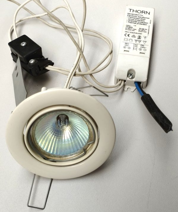 Applique encastrable 8 cm + Spot + Transformateur