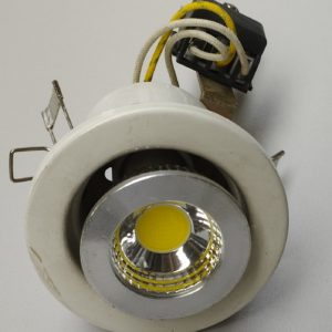 Applique encastrable blanche + Led